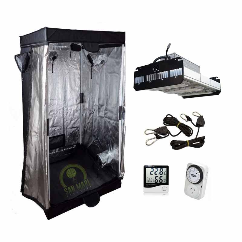 Kit Indoor Bellavita LITE 80x80 + Gs Iluminaciones Mx 150 + Accesorios